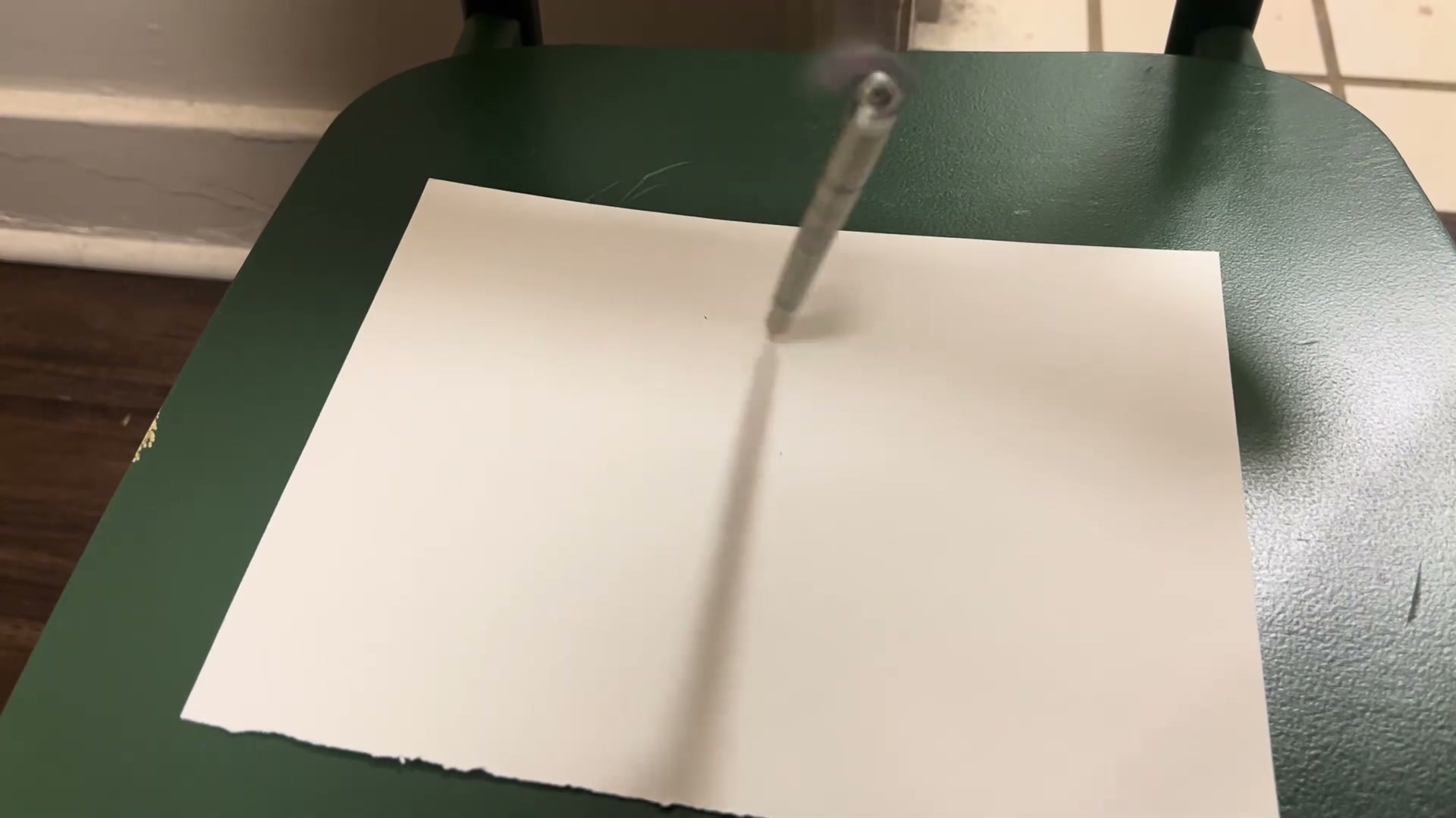 Pen spinner: stabilized