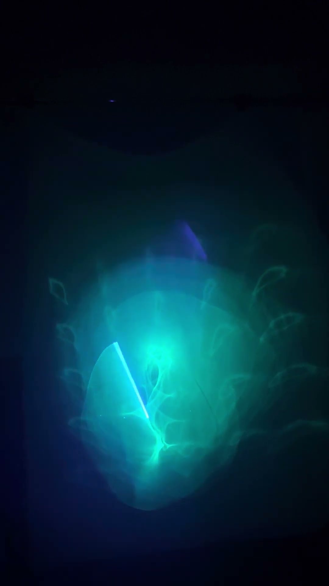 Lightsail patterns forming on the sail