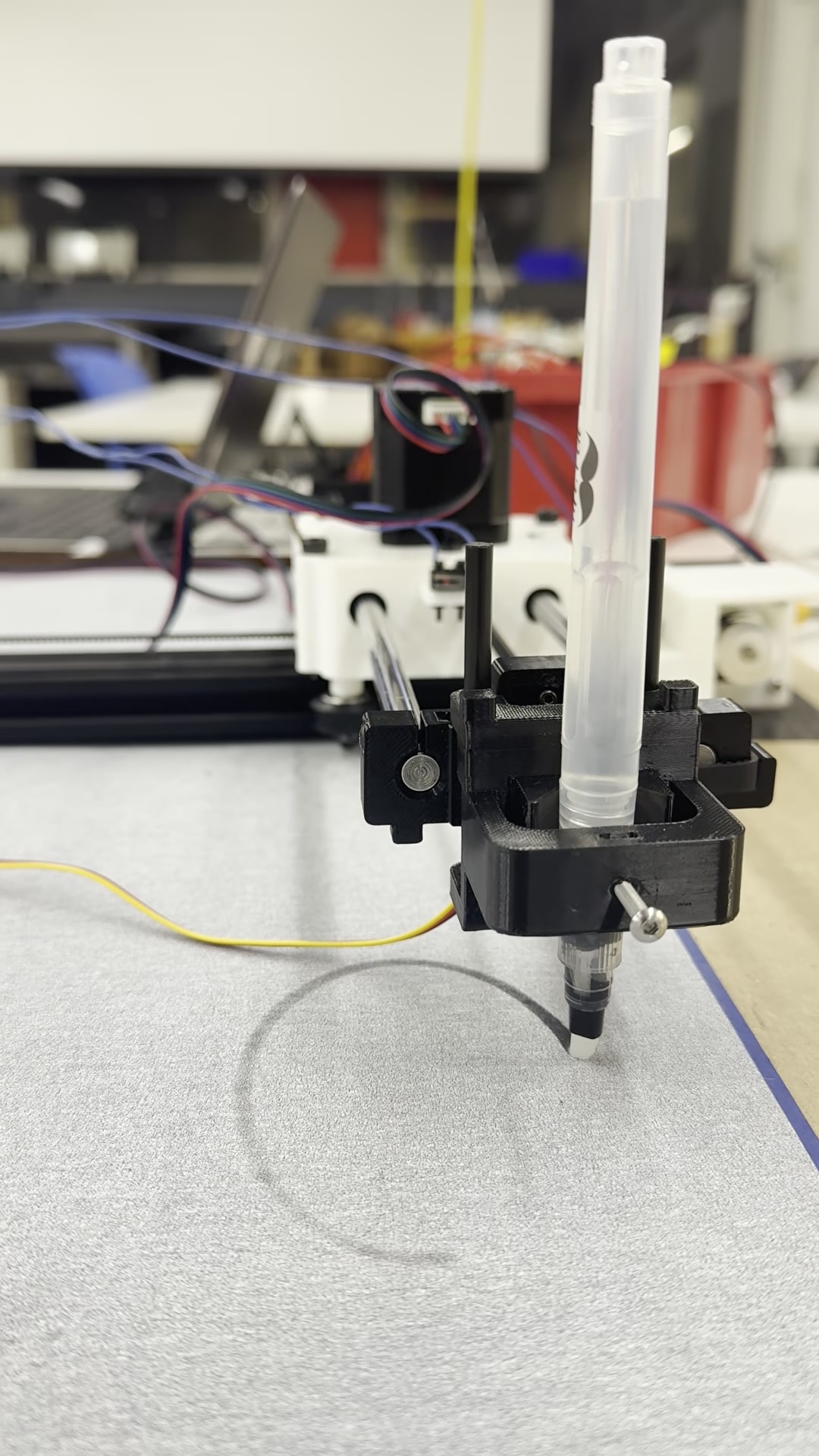 The finished water plotter